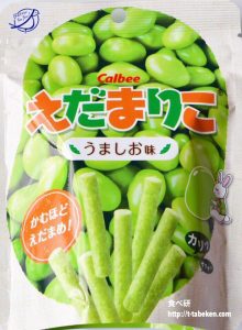 新発売 えだまりこ うましお味 カルビー 商品分析 食べ研